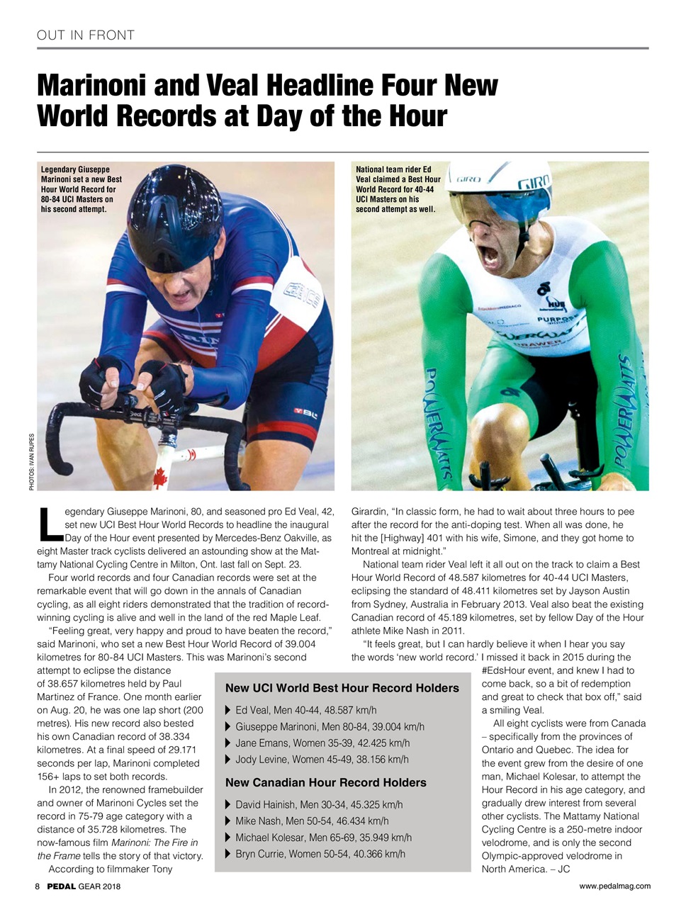 Pedal Magazine Preview Pages