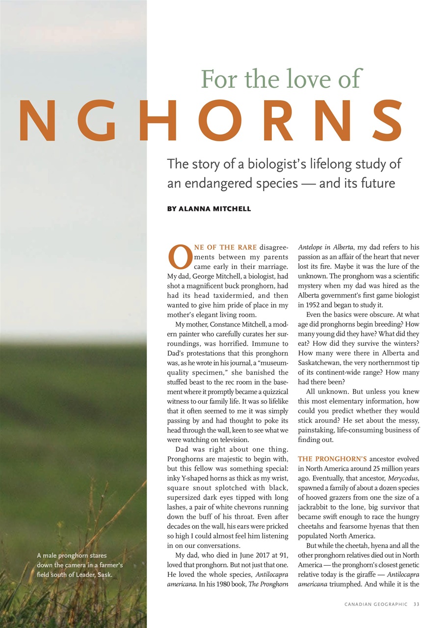 Canadian Geographic Preview Pages