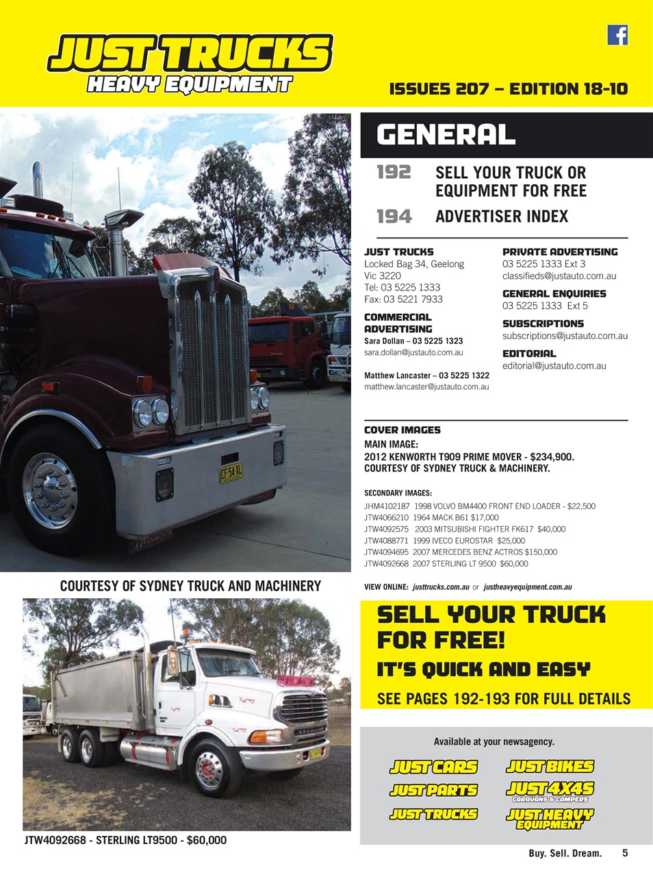 JUST TRUCKS Preview Pages