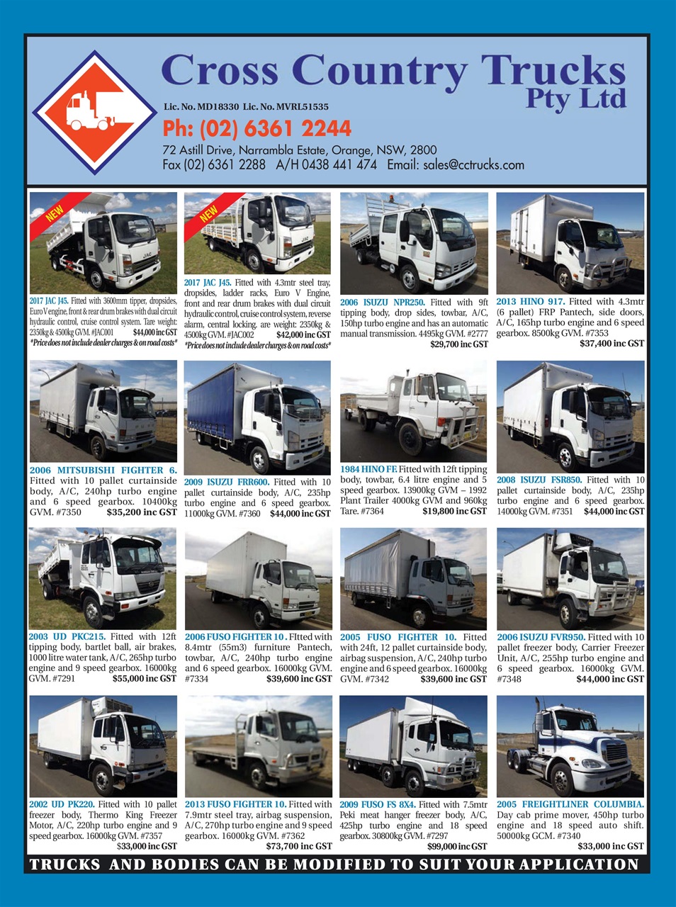 JUST TRUCKS Preview Pages