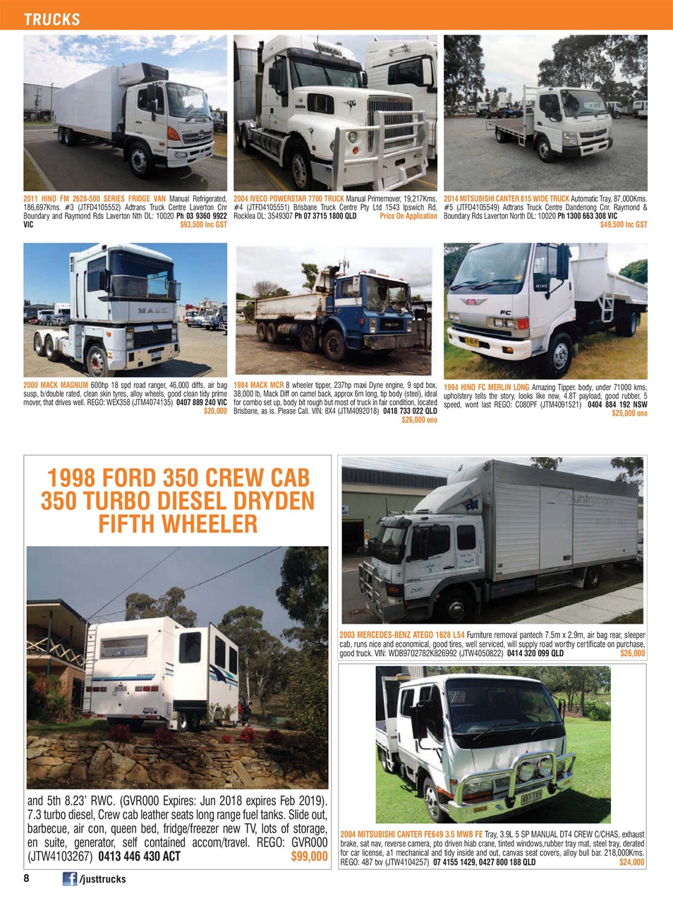 JUST TRUCKS Preview Pages