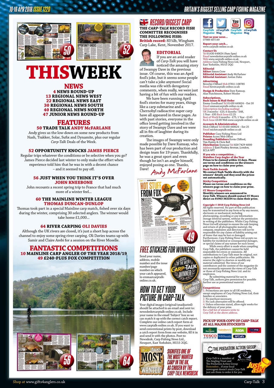 Carp-Talk Preview Pages