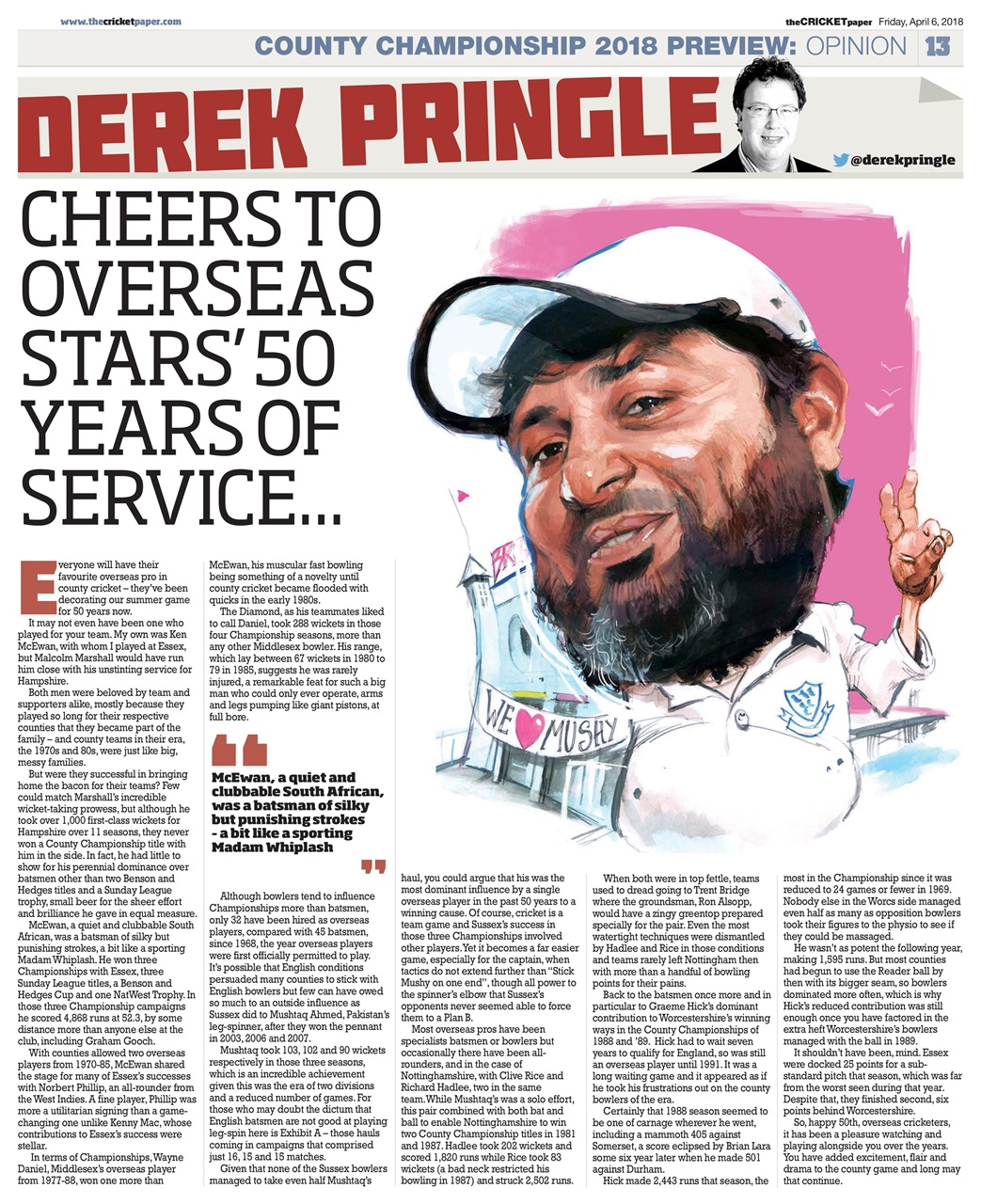 The Cricket Paper Preview Pages