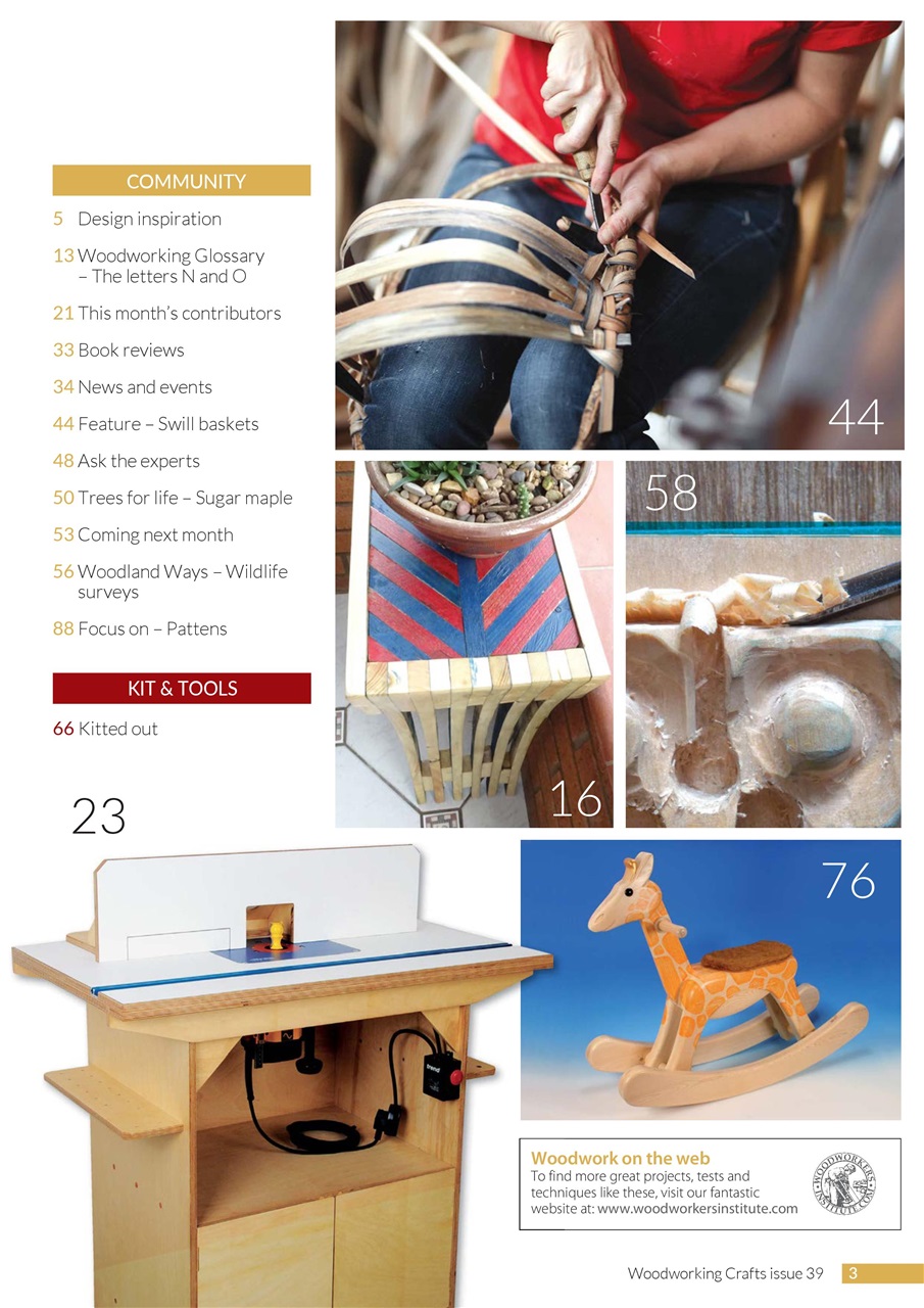 Woodworking Crafts Magazine Preview Pages