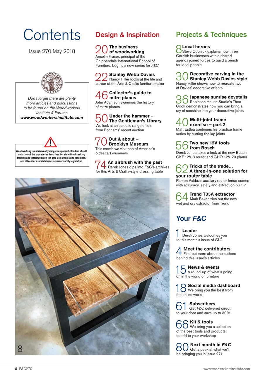 Furniture & Cabinetmaking Preview Pages