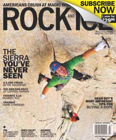 Rock and Ice issue July 2011