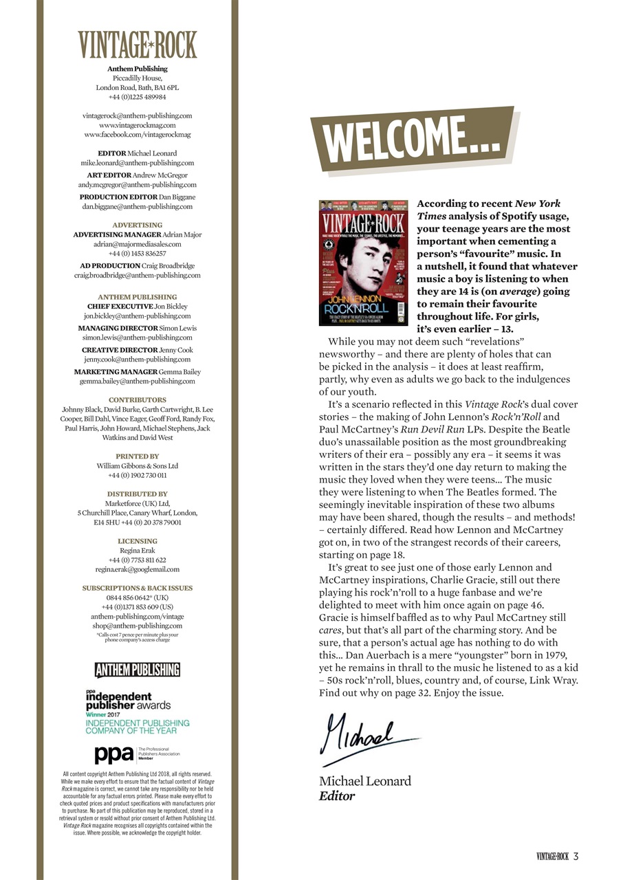 Vintage Rock Preview Pages