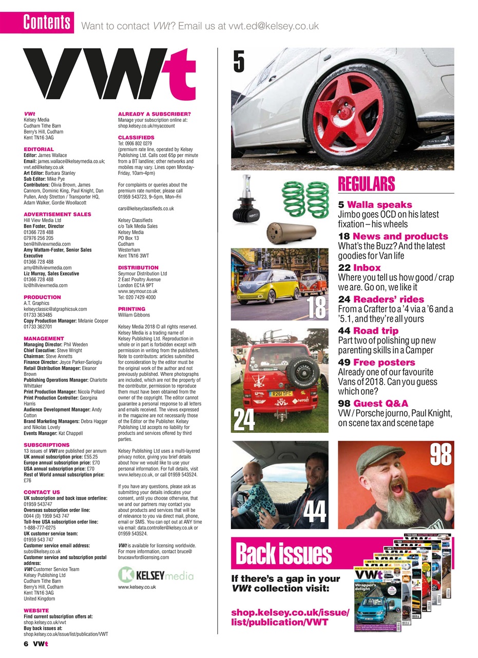 VWt Magazine Preview Pages