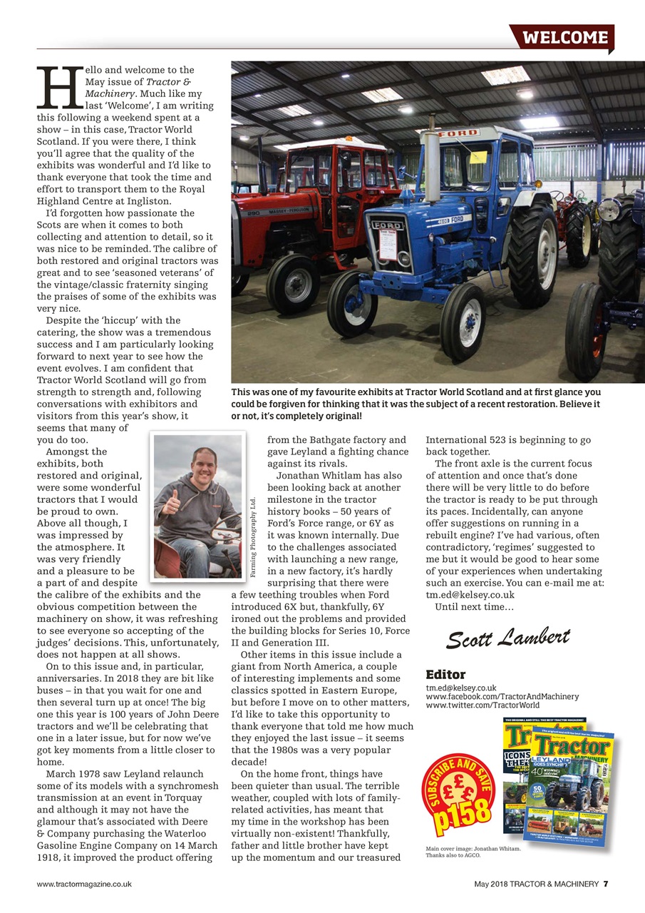 Tractor & Machinery Preview Pages