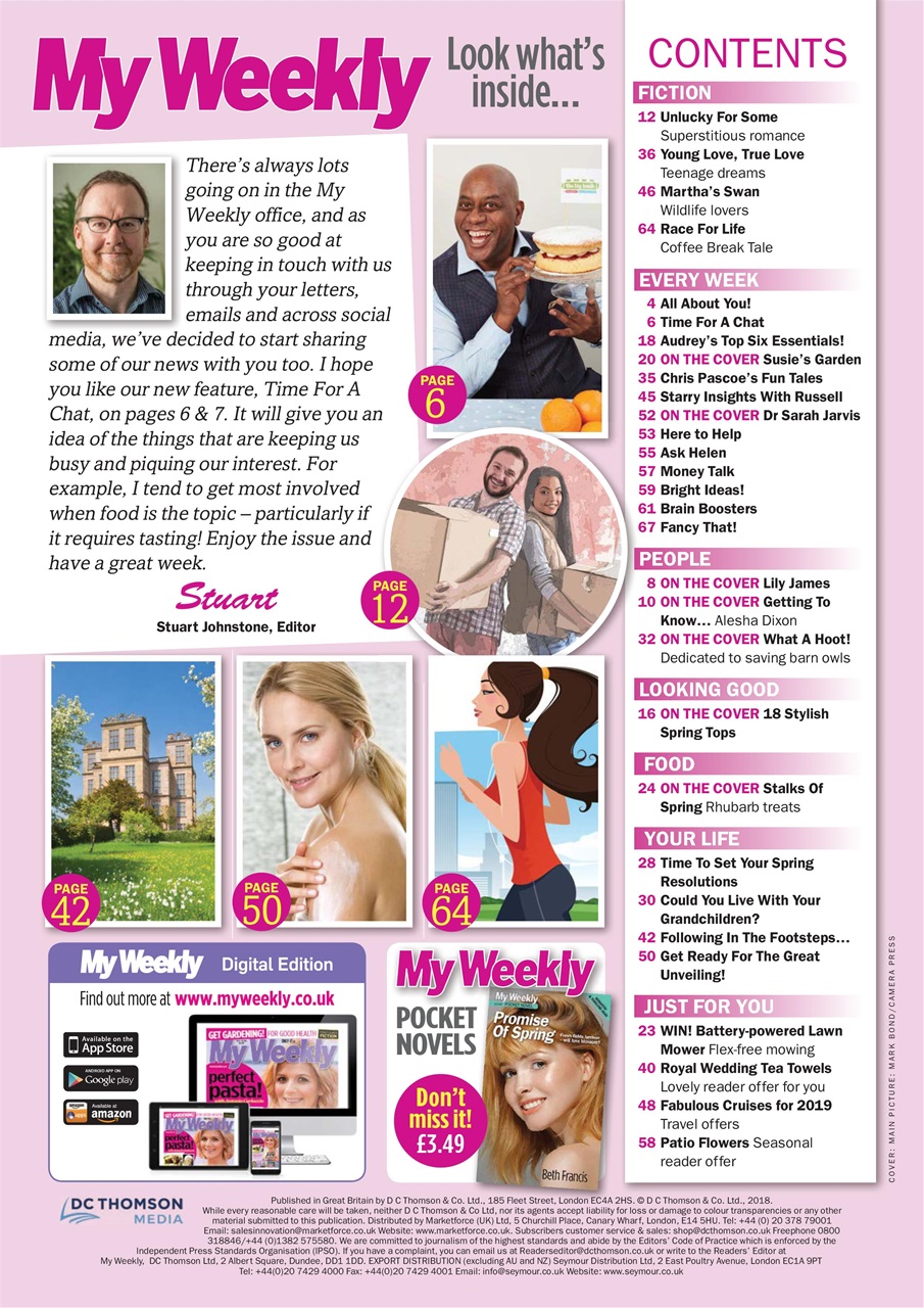 My Weekly Preview Pages