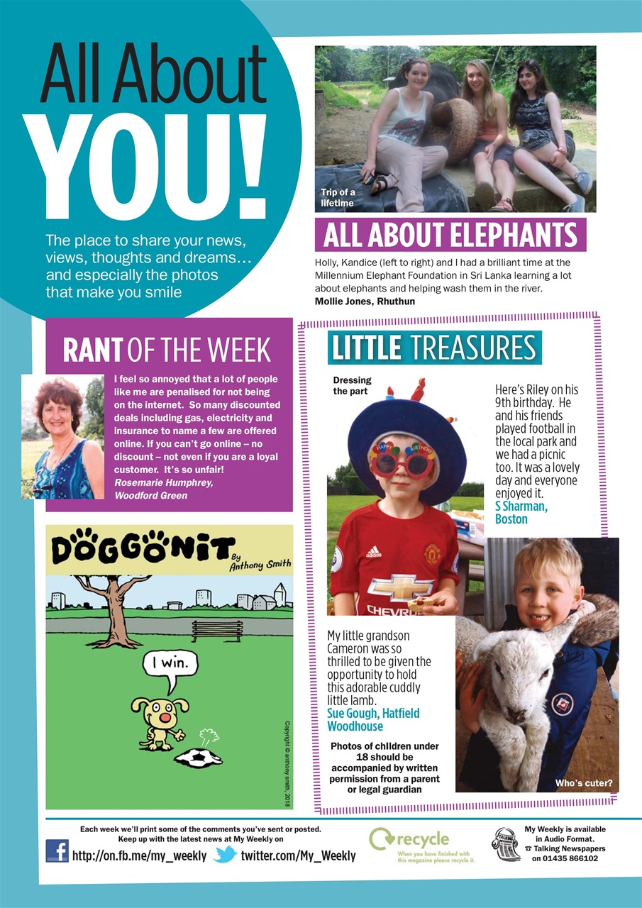 My Weekly Preview Pages