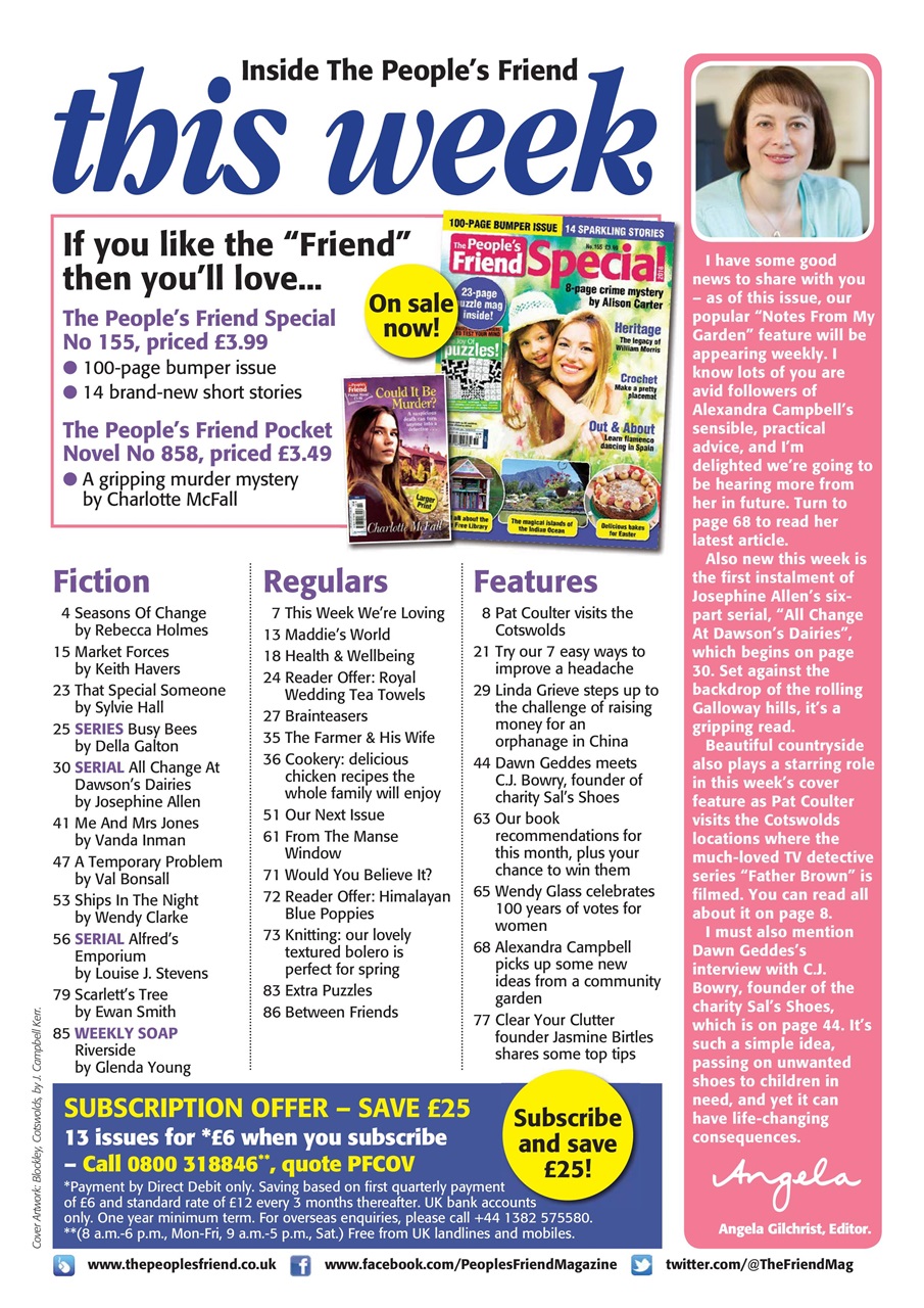 The People’s Friend Preview Pages