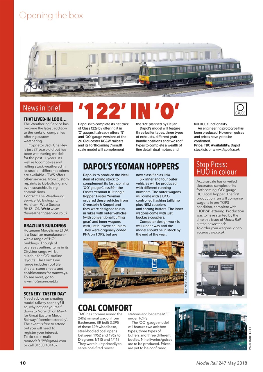 Model Rail Preview Pages
