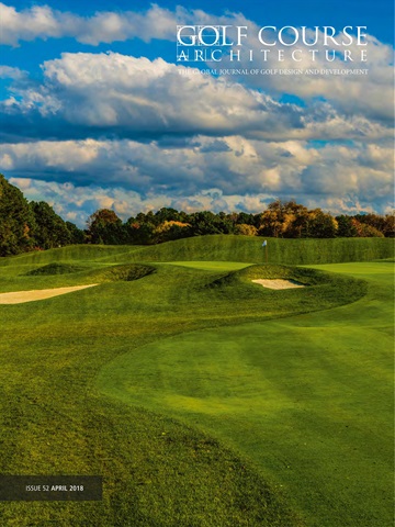 Golf Course Architecture issue April 2018