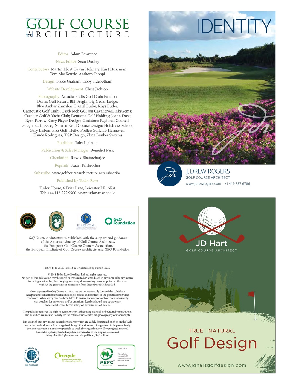 Golf Course Architecture Preview Pages