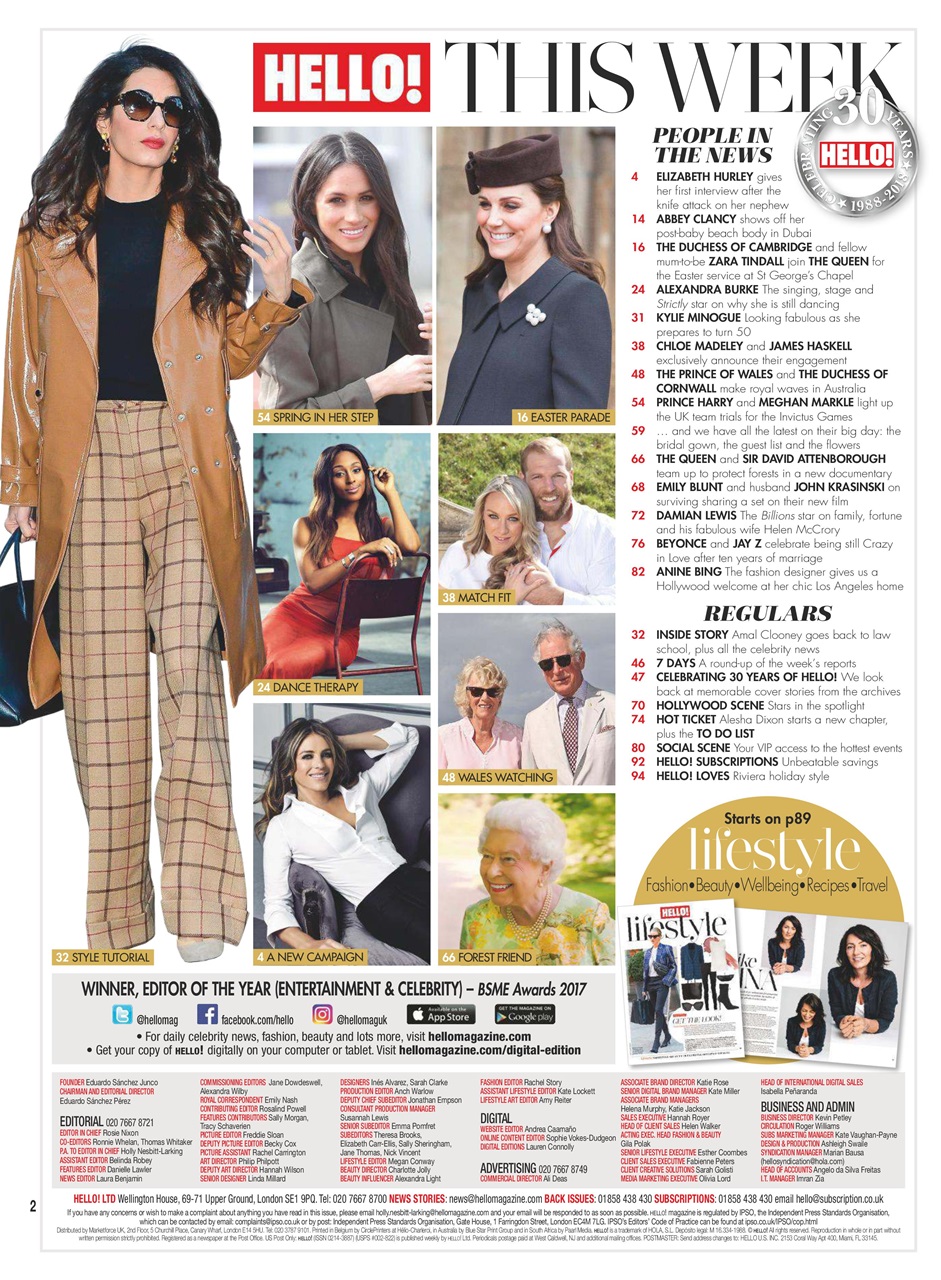 Hello! Magazine Preview Pages