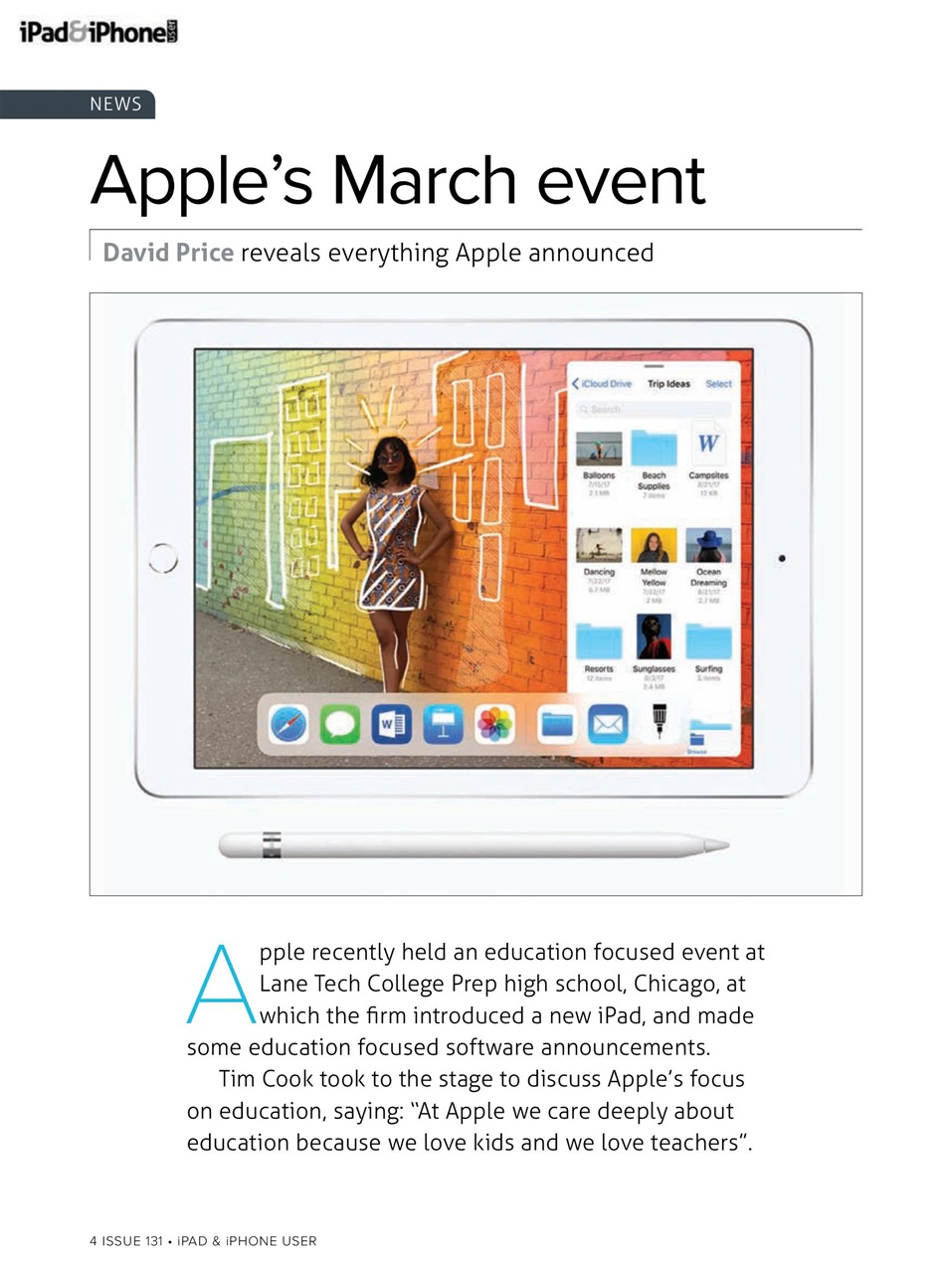 iPad and iPhone User Preview Pages