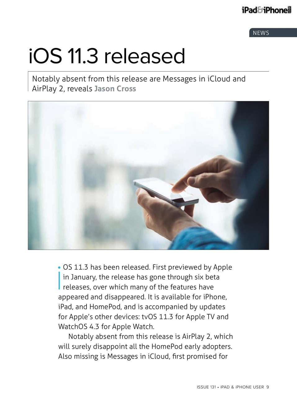 iPad and iPhone User Preview Pages