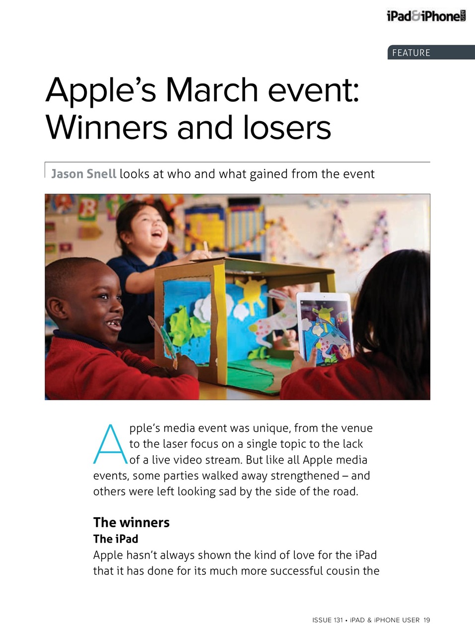 iPad and iPhone User Preview Pages