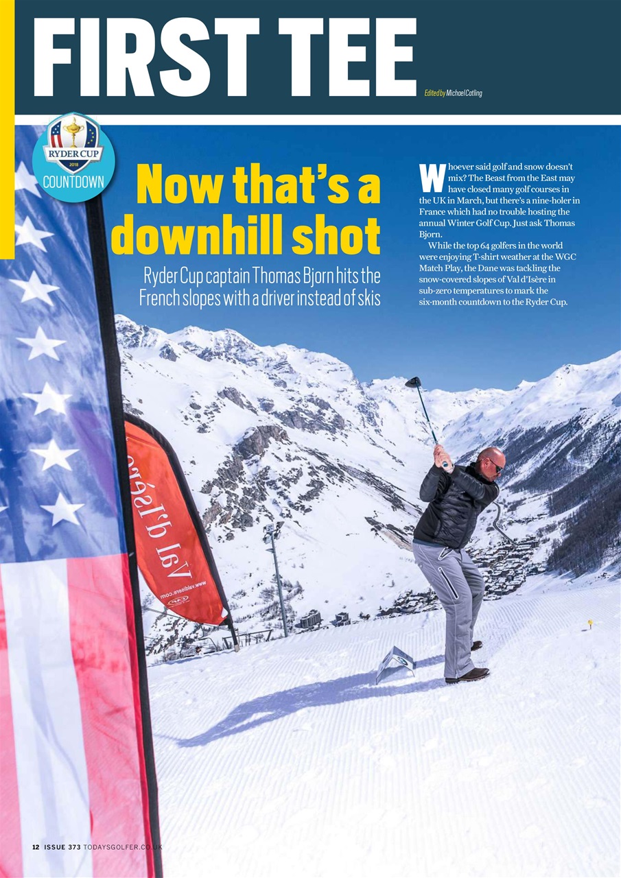Today's Golfer Preview Pages