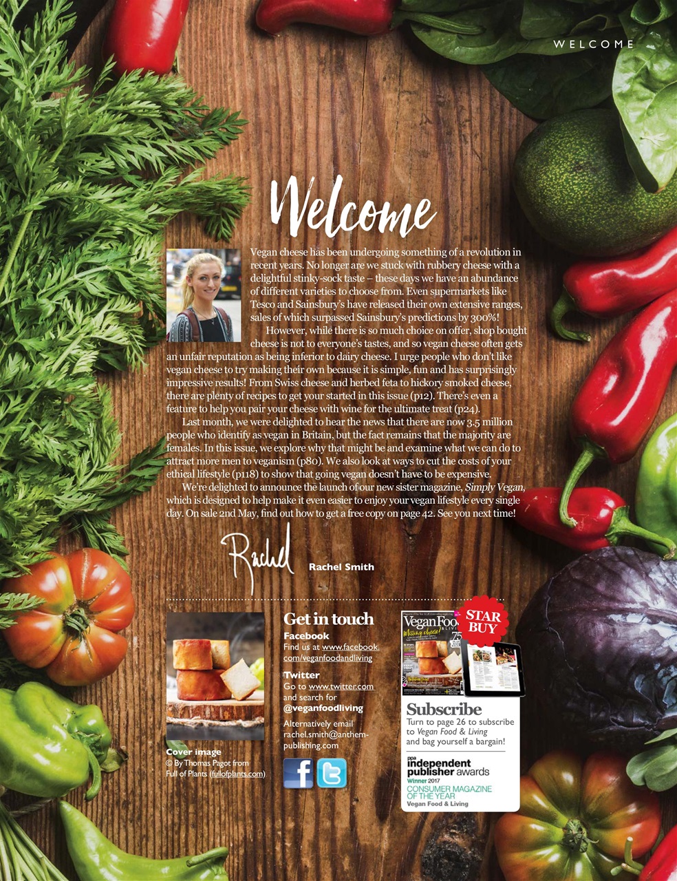 Vegan Food & Living Magazine Preview Pages