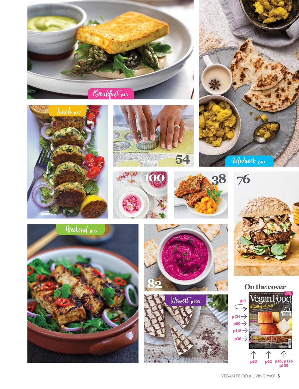 Vegan Food & Living Magazine Preview Pages