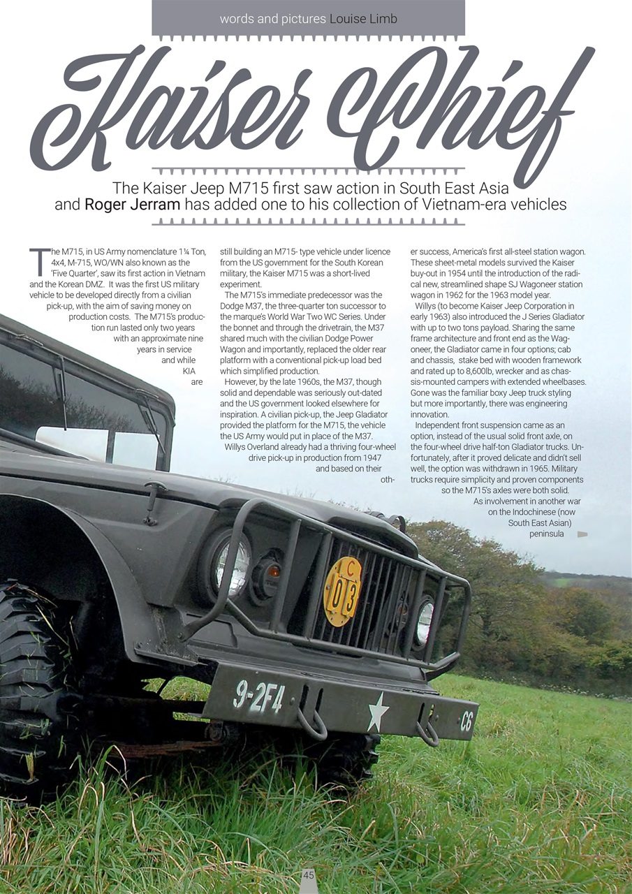 Classic Military Vehicle Preview Pages