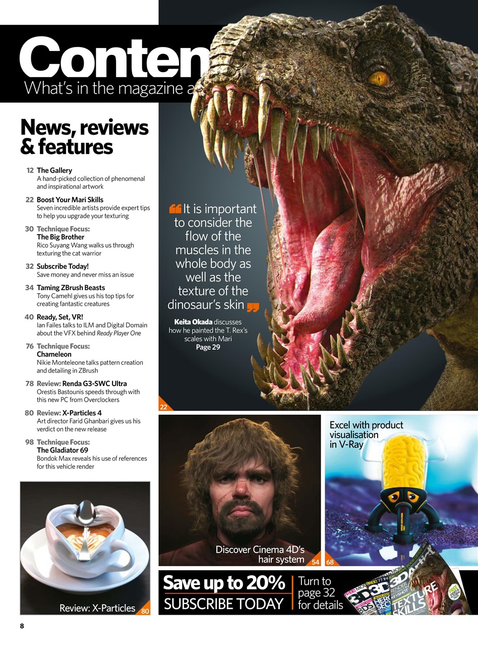 3D Artist Preview Pages