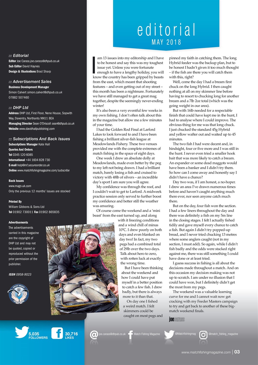 Match Fishing Preview Pages