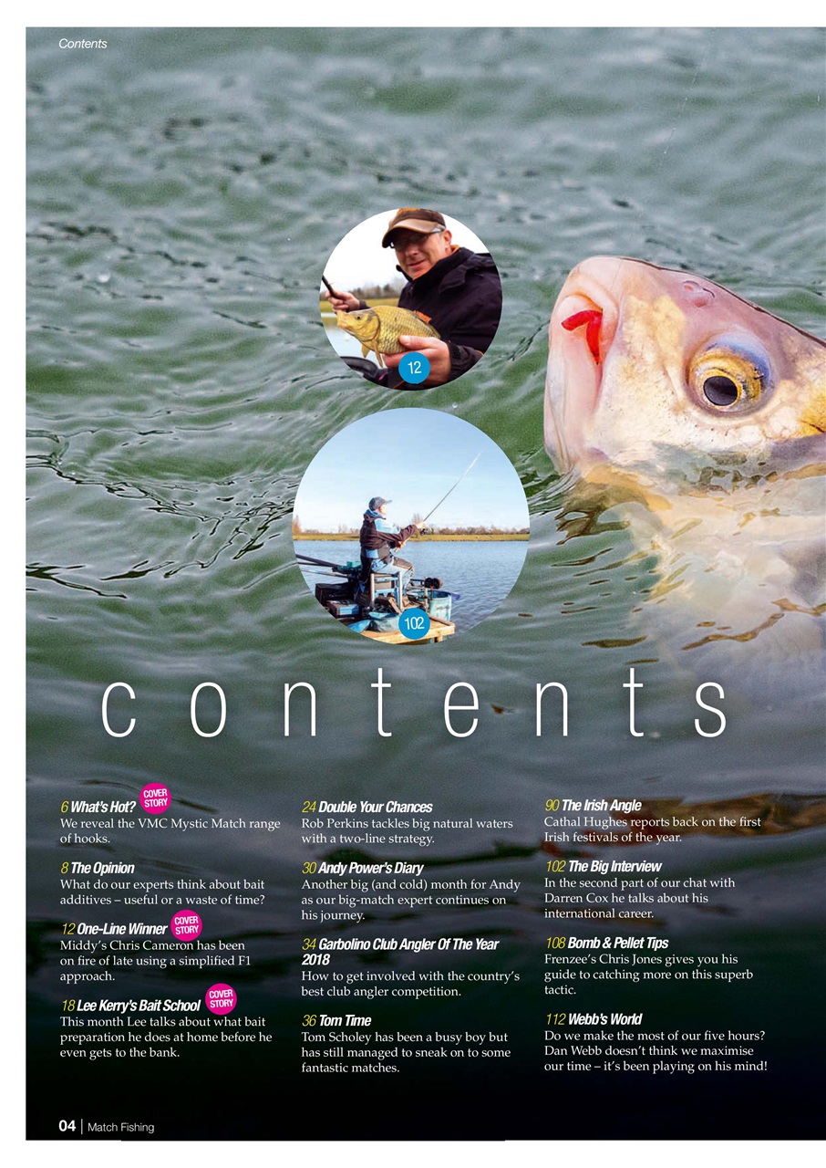 Match Fishing Preview Pages