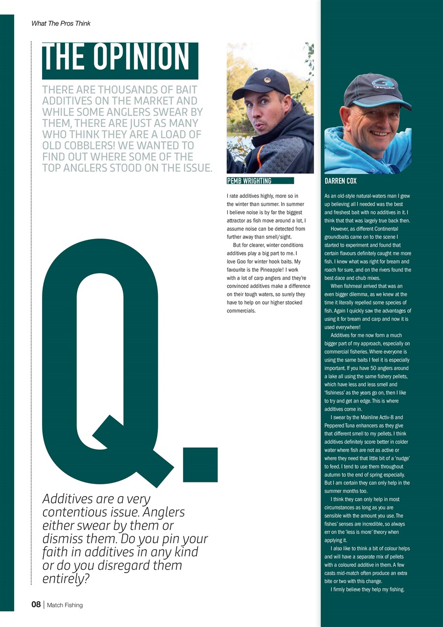 Match Fishing Preview Pages