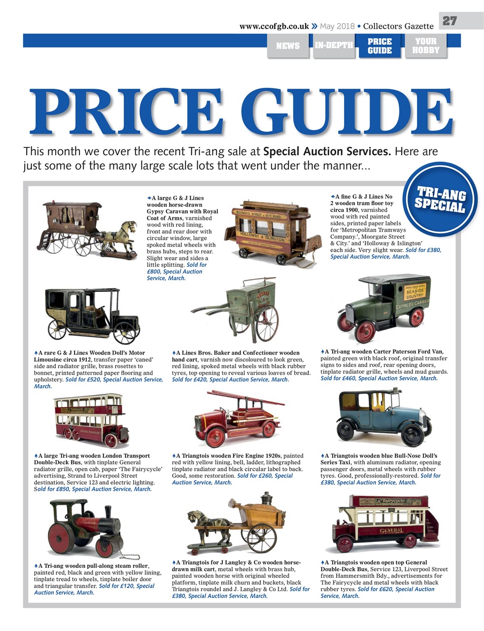 Collectors Gazette Preview Pages