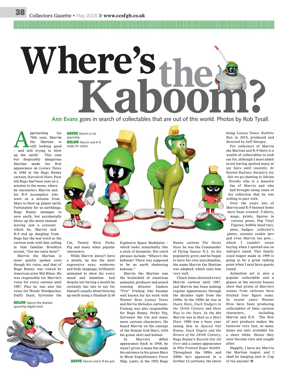 Collectors Gazette Preview Pages
