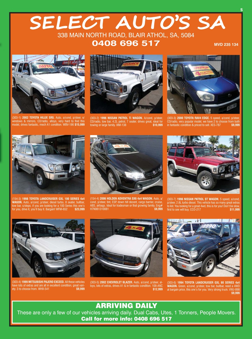 JUST 4X4S Preview Pages