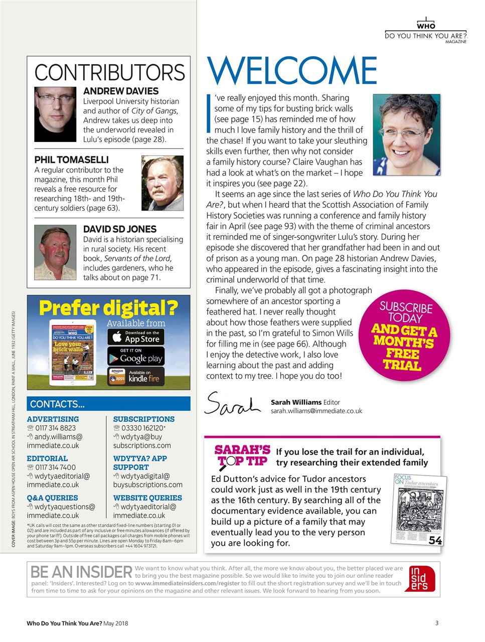 Who Do You Think You Are? Preview Pages