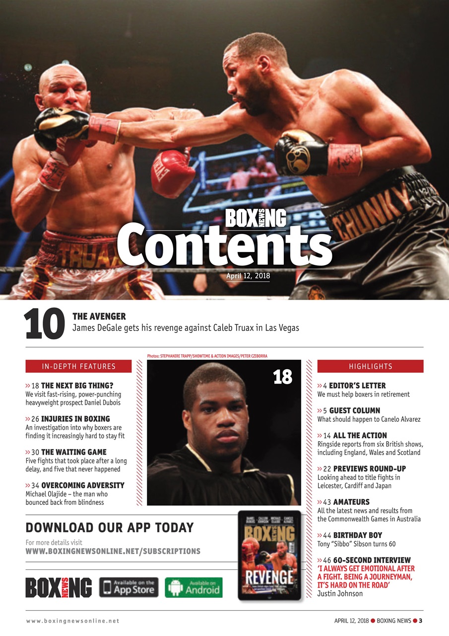 Boxing News Preview Pages