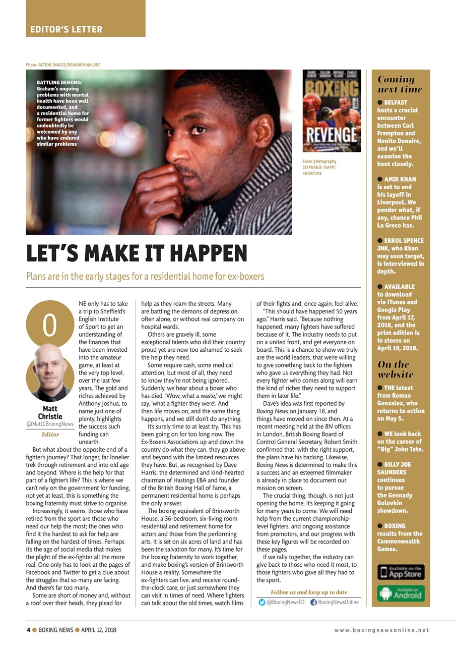 Boxing News Preview Pages