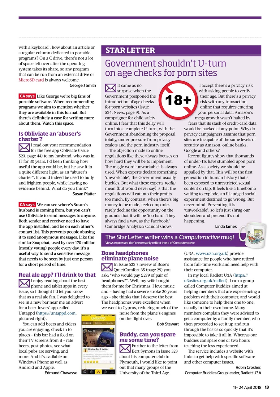 Computer Active Preview Pages