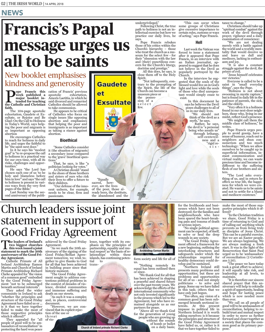 Irish World Preview Pages