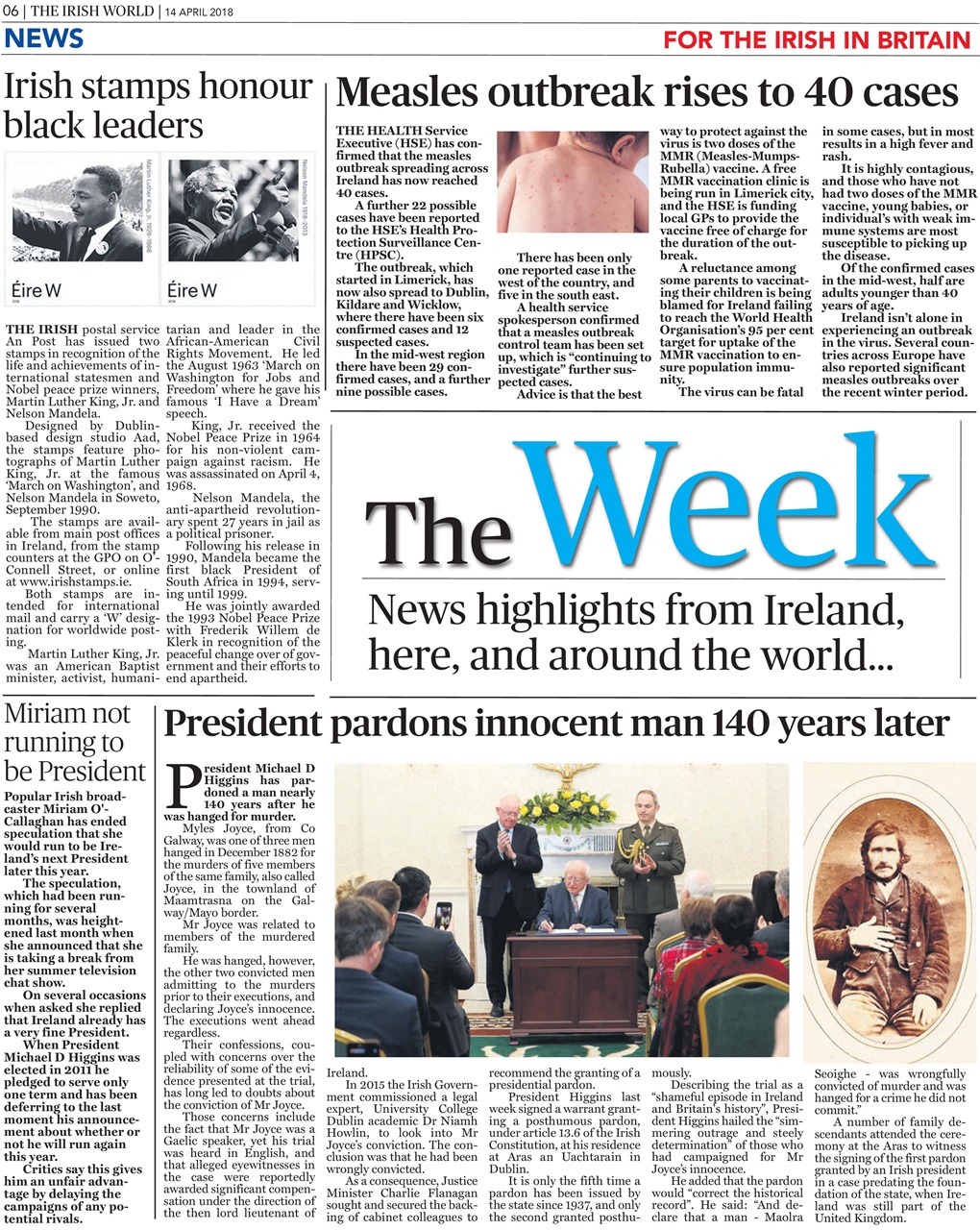 Irish World Preview Pages