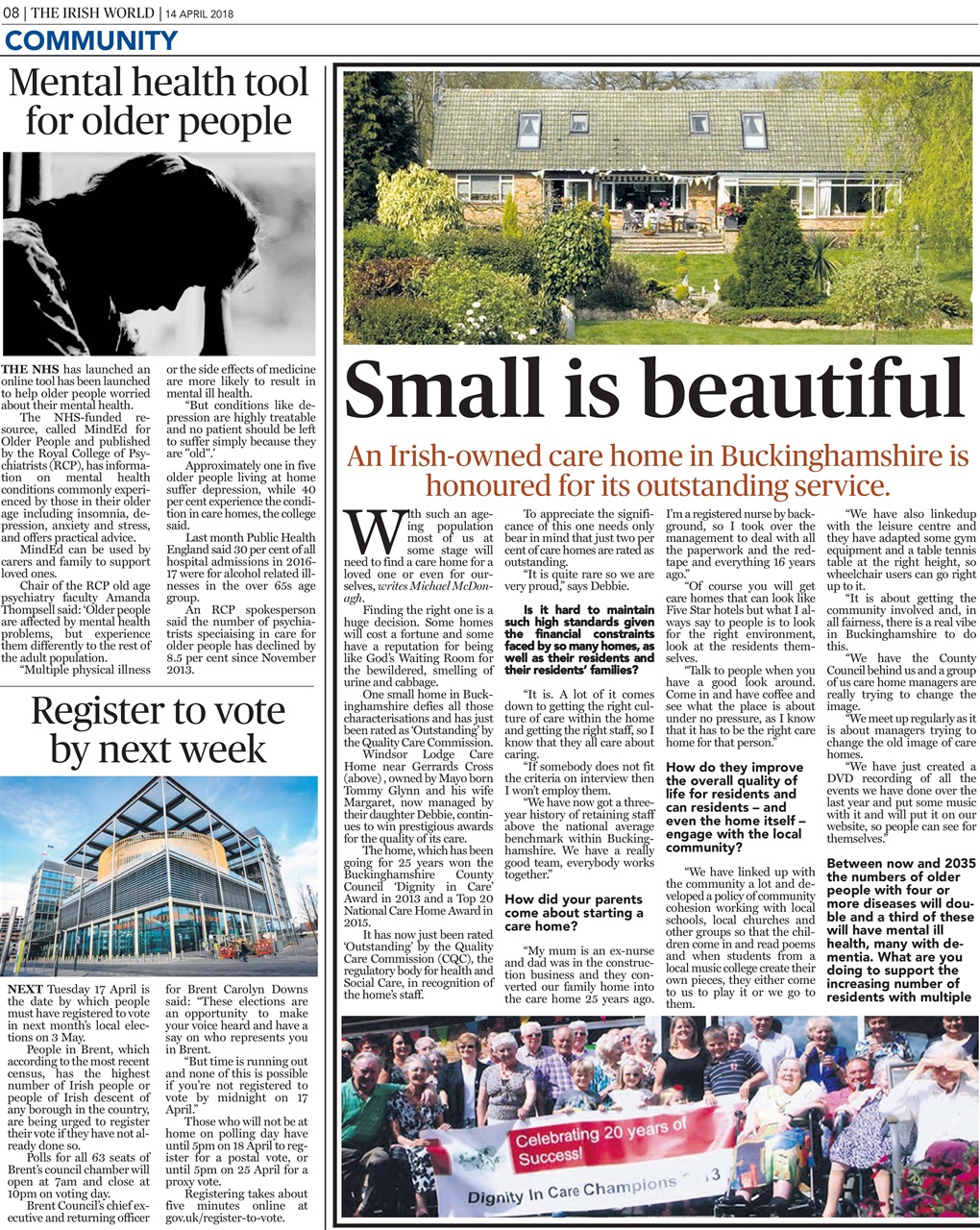 Irish World Preview Pages