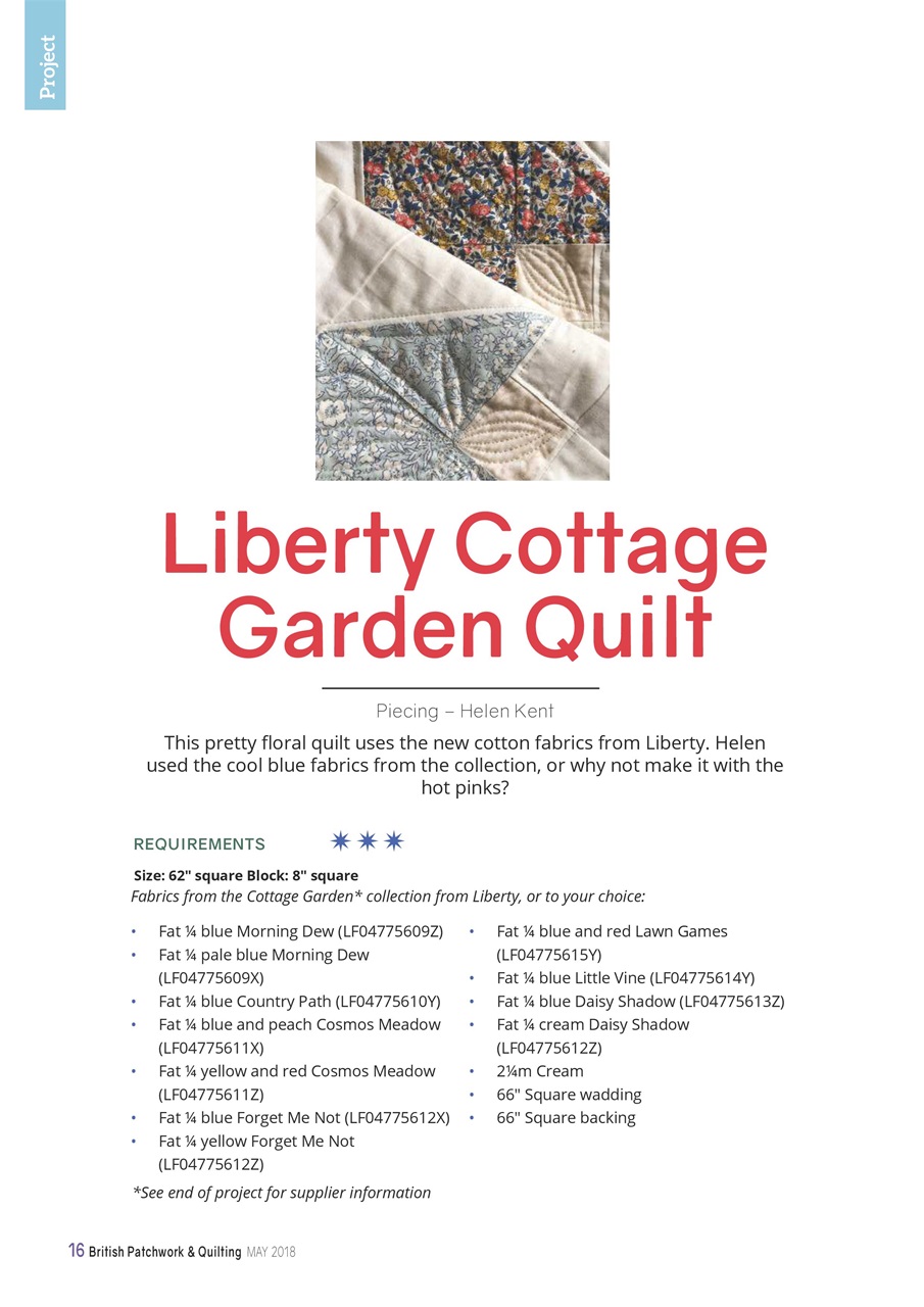 Patchwork and Quilting Preview Pages