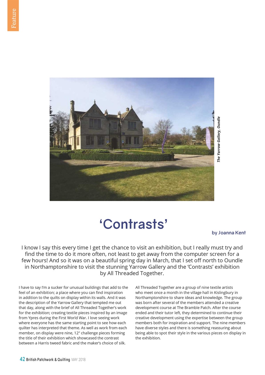 Patchwork and Quilting Preview Pages