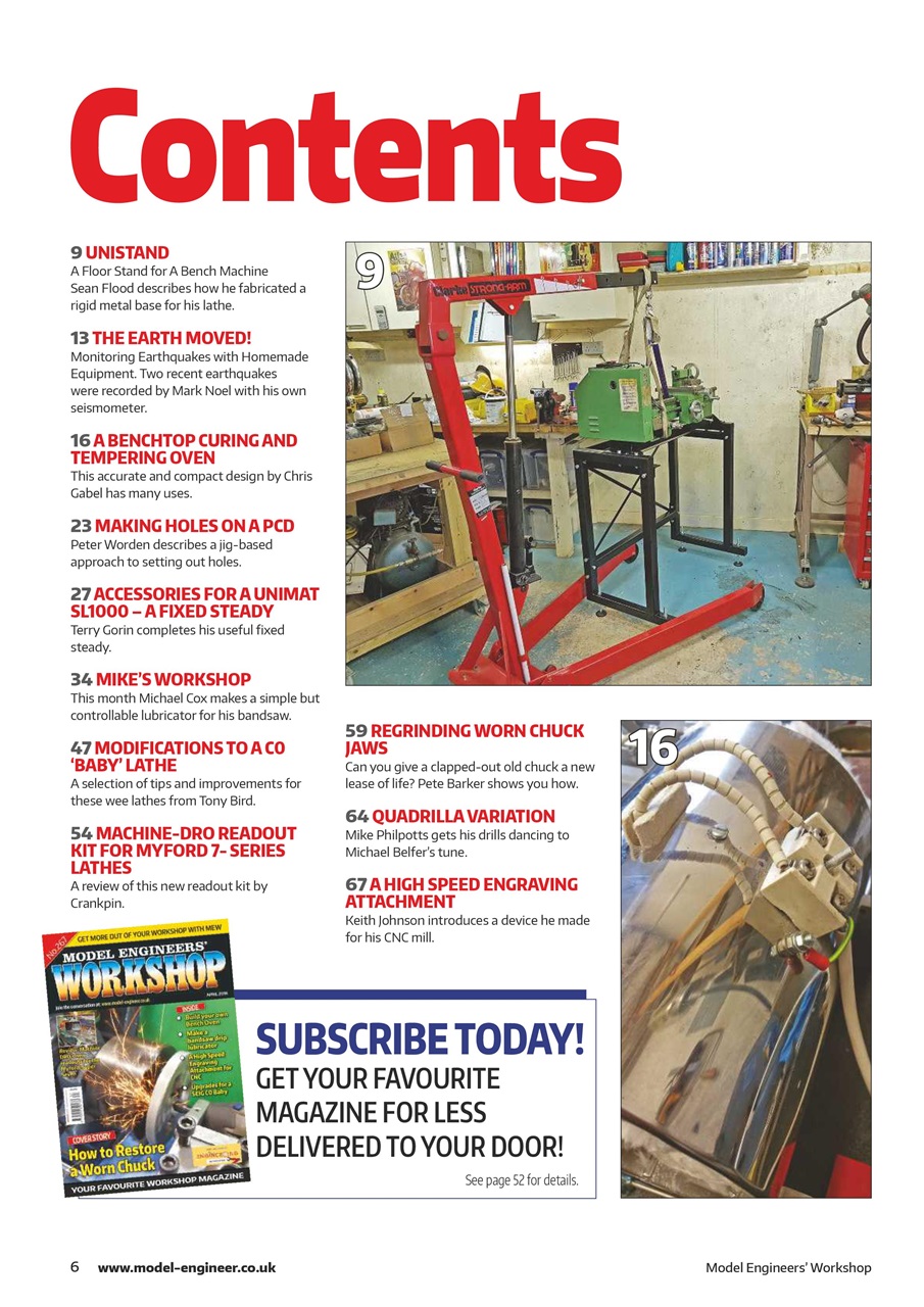 Model Engineer & Workshop Magazine Preview Pages