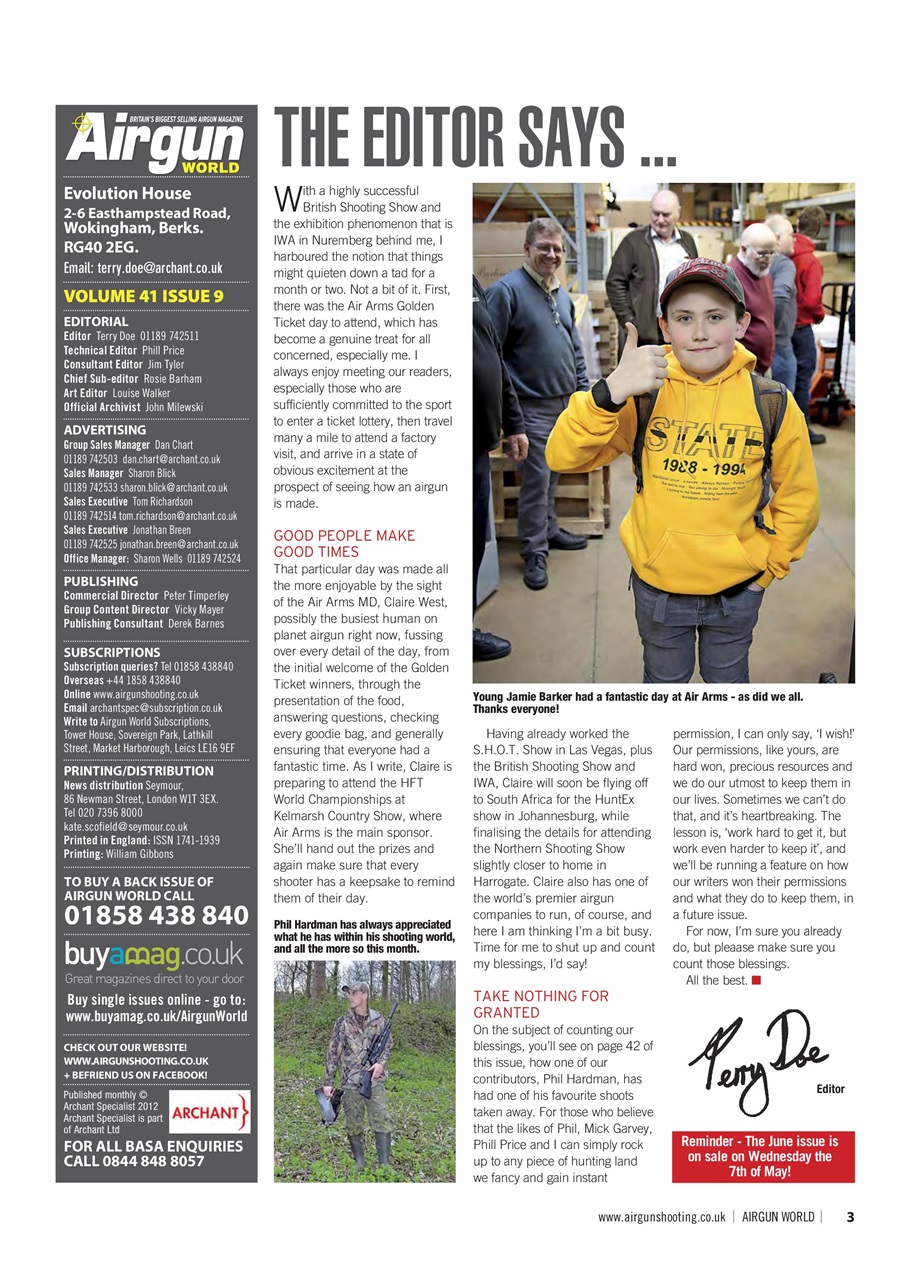 Airgun World Preview Pages