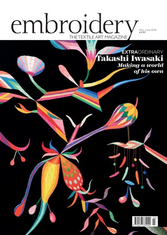 Embroidery Magazine issue May/Jun 2018