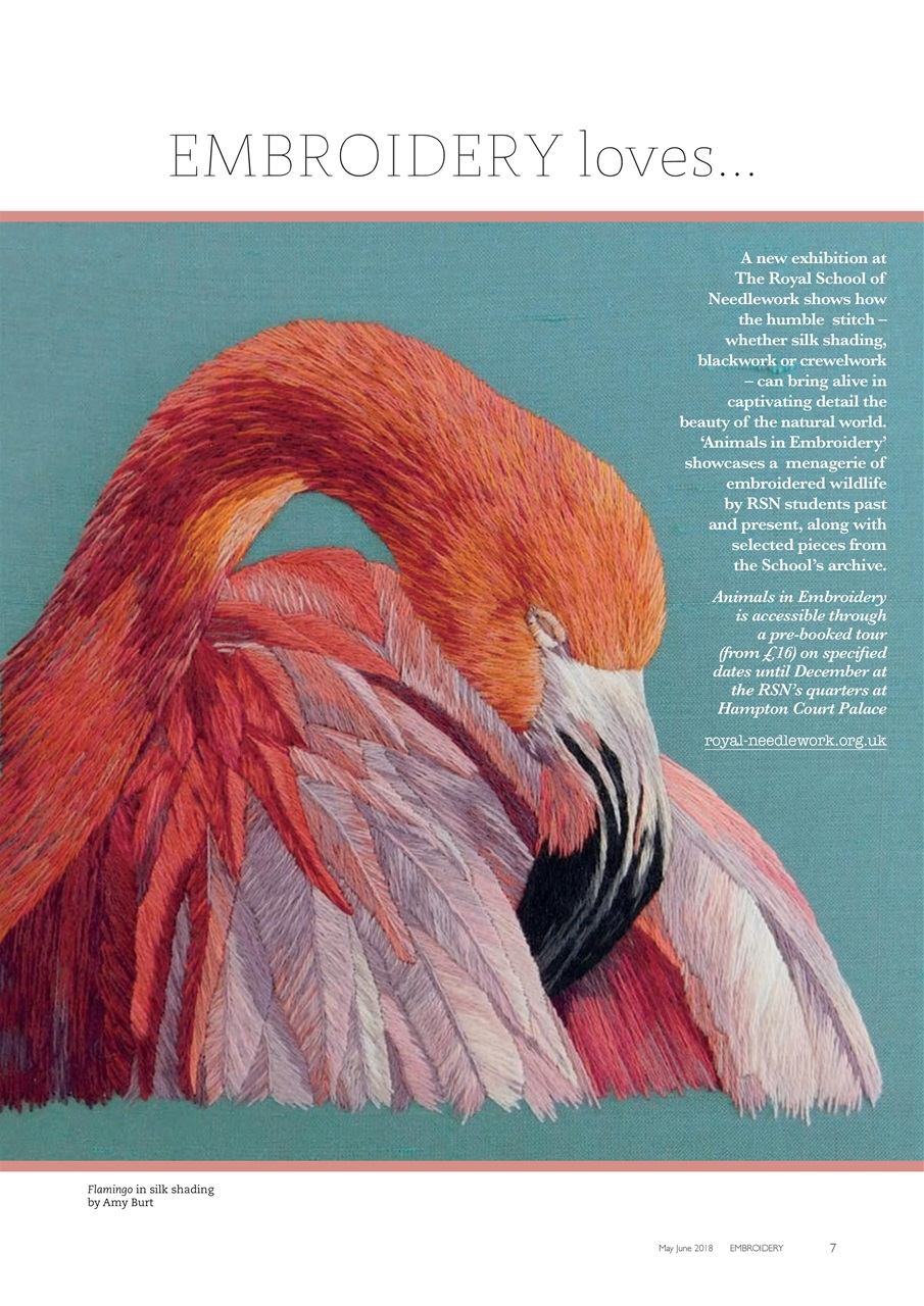 Embroidery Magazine Preview Pages