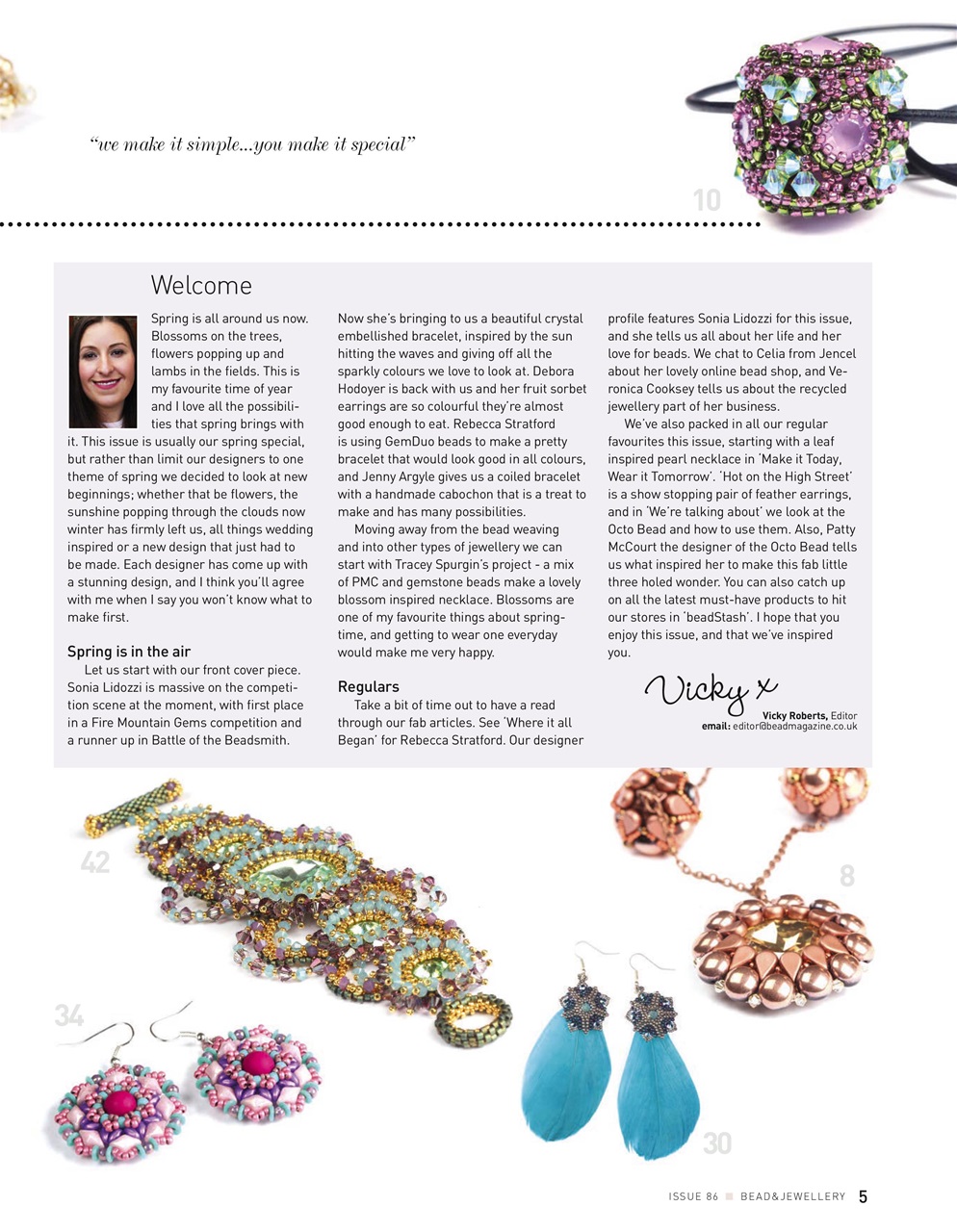 Bead & Jewellery Magazine Preview Pages