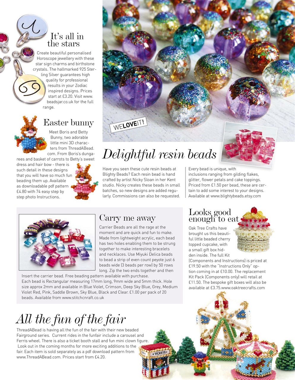 Bead & Jewellery Magazine Preview Pages