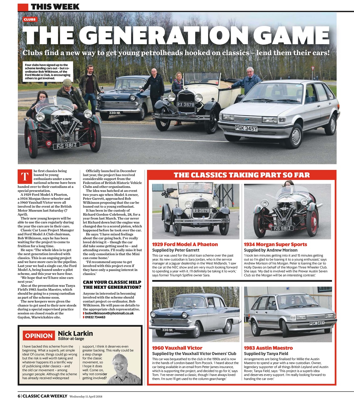 Classic Car Weekly Preview Pages